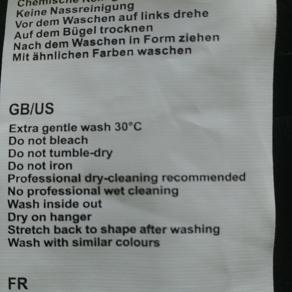 NWT, "OLSEN" BLACK PANTS, SIZE 44/ US L - Picture 11 of 13